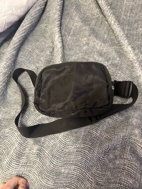 Black Camo Crossbody Waist Bag